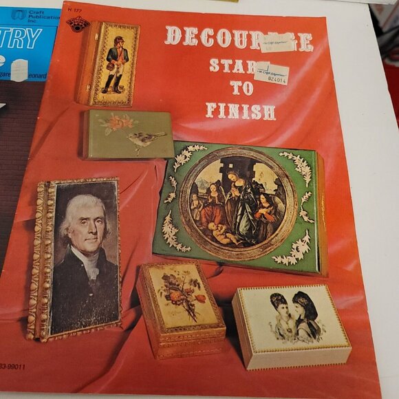 1970s Minitaures Instruction Booklets Dollhouse Decoup Light Flower Construction - Picture 4 of 16